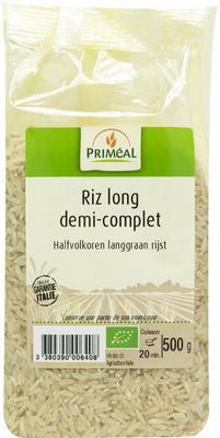 Primeal Halfvolkoren langgraan rijst bio