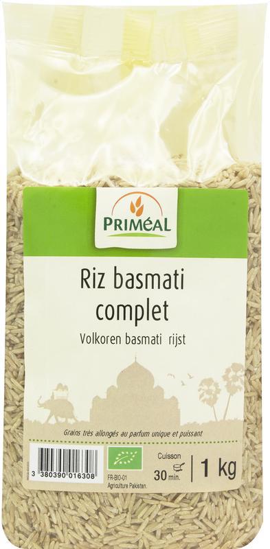 Volkoren basmati rijst bio