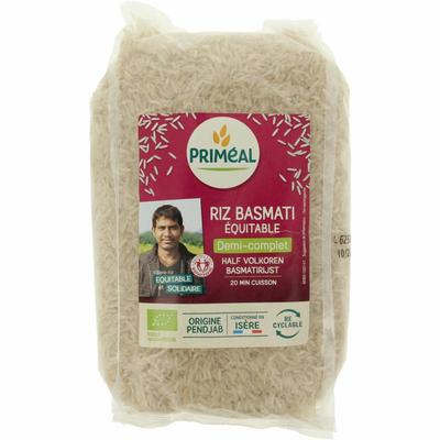 Primeal Halfvolkoren basmati rijst bio