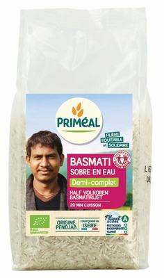 Primeal Halfvolkoren basmati rijst bio Primeal Halfvolkoren basmati rijst bio