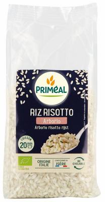 Primeal Witte risotto rijst Arborio bio Primeal Witte risotto rijst Arborio bio