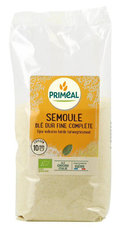 Fijn volkoren harde tarwegriesmeel bio