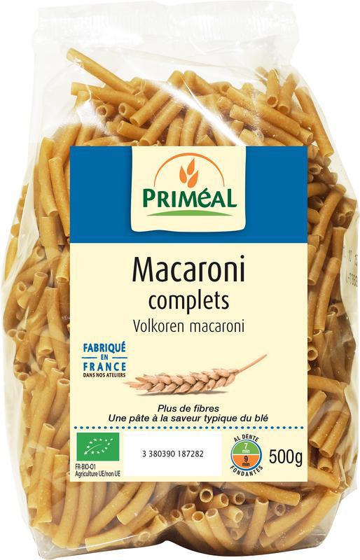 Volkoren macaroni bio