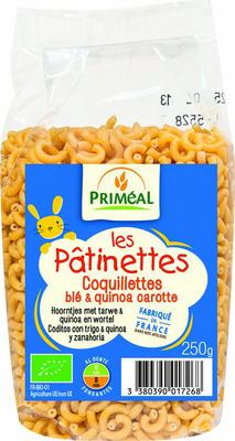 Primeal Hoorntjes tarwe quinoa wortel bio