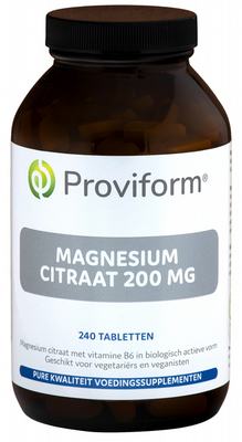 Proviform Magnesium citraat 200 mg & B6 Proviform Magnesium citraat 200 mg & B6
