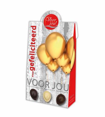 Voor Jou Cadeau doos young ballonnen gefeliciteerd