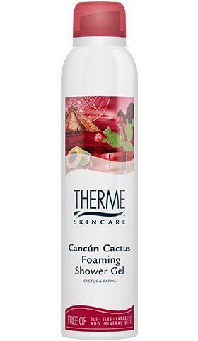 Cancun cactus foam shower gel