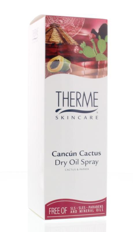 Cancun cactus dry oil spray