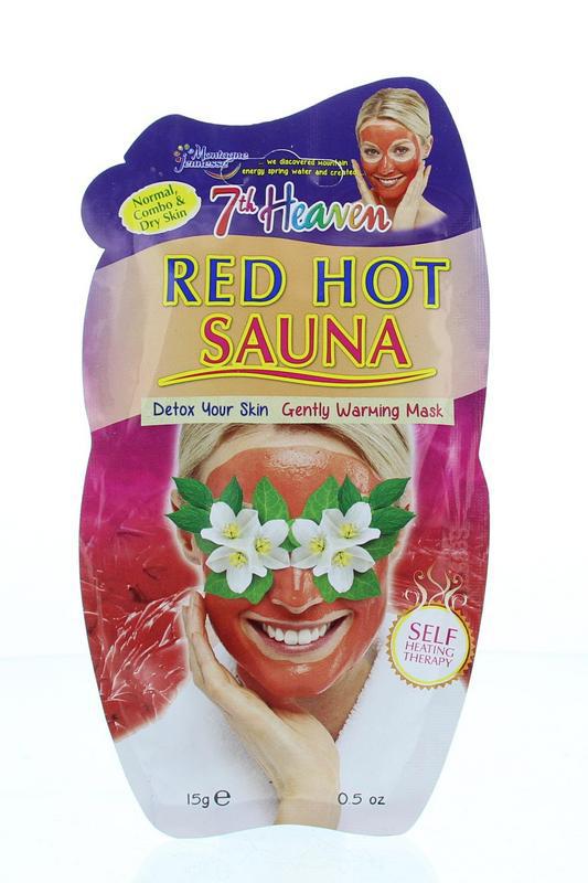 Gezichtsmasker red hot earth sauna