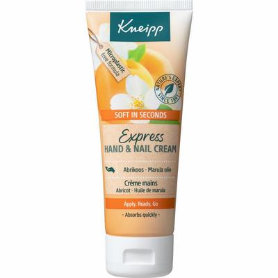 Kneipp Soft in seconds express hand & nail cream abrikoos