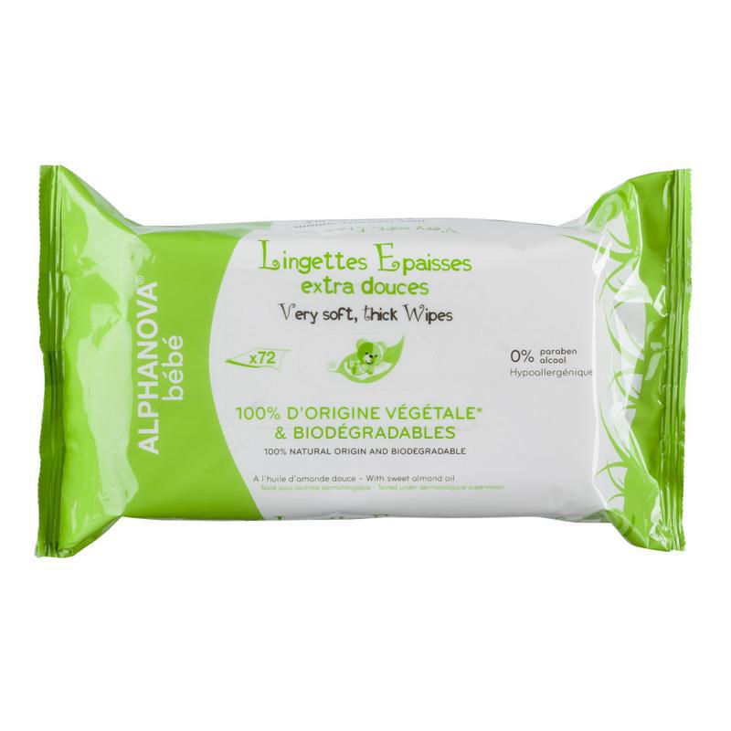 Baby bio & ecological cleansing wipes