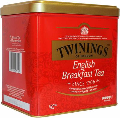 Twinings English breakfast blik