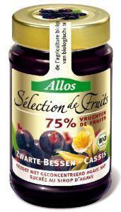 Merkloos allos zwarte bessenjam 250g