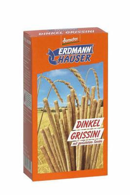 ERDMANN HAUSER grissini dinkel (spelt) (soepstengels) 100 g