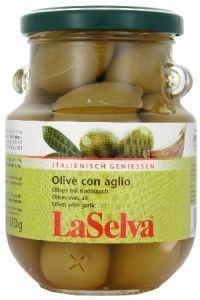 la selva olijf met knoflook 310g