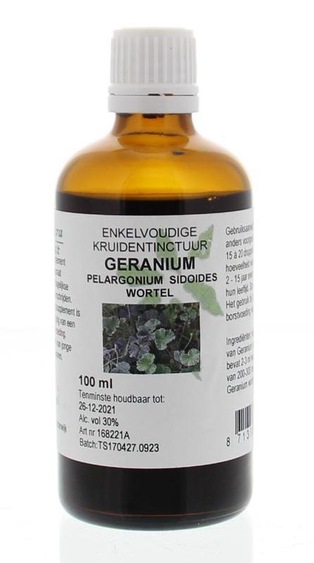 Pelargonium / geraniumwortel tinctuur