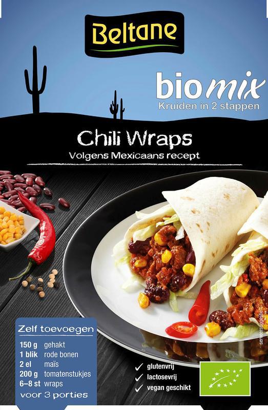 Chili wraps kruiden bio