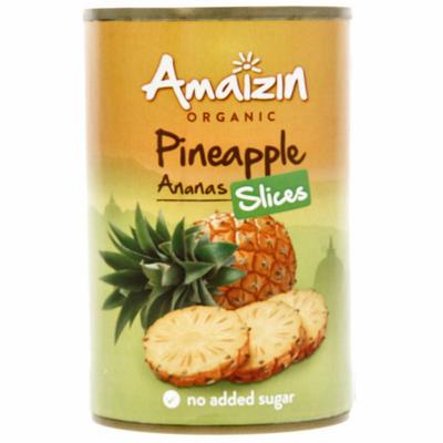 Amaizin Ananasschijven op sap bio