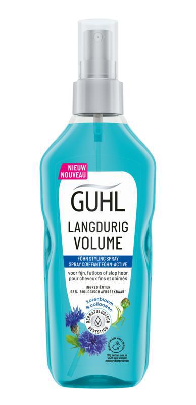 Langdurig volume fohn-active styling spray