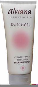 Merkloos alviana douchegel rozen 200ml