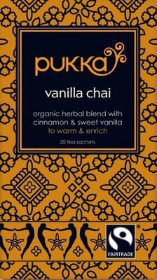 Pukka thee vanilla chai usda - 20zk