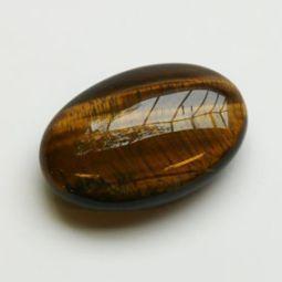 ovale steen tijgeroog goud 1st