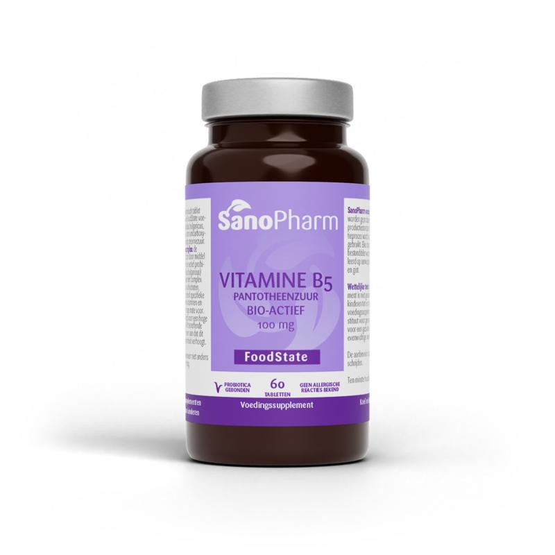 Vitamine B5 pantotheenzuur 100mg