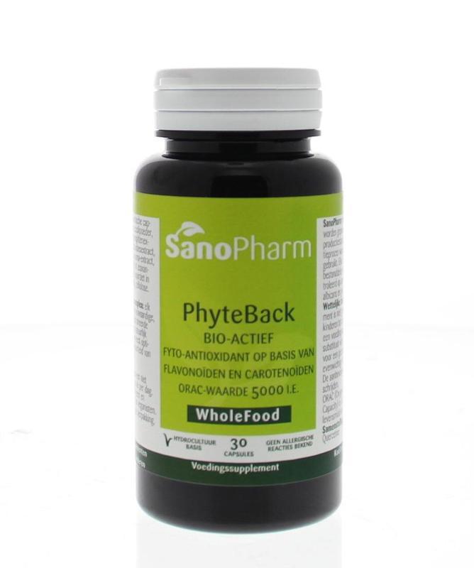 Phyte-back antioxidanten wholefood