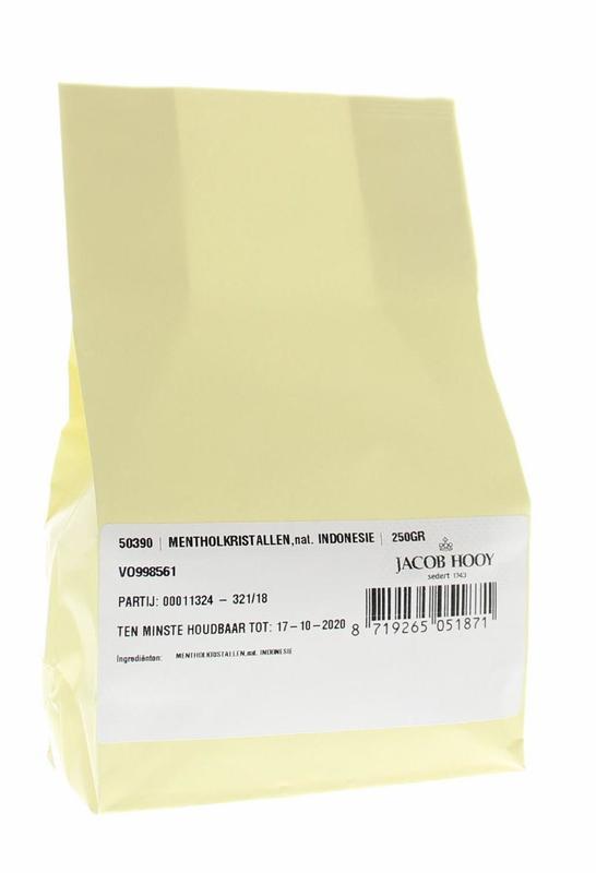 Mentholkristallen natuurlijk