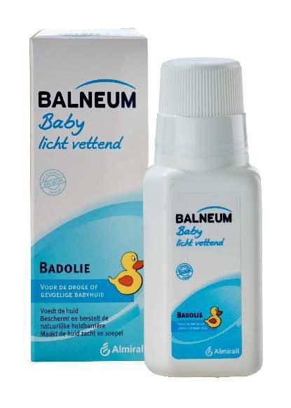 Baby badolie licht vettend
