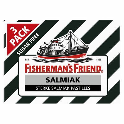 Fishermansfriend Salmiak suikervrij 3-pack