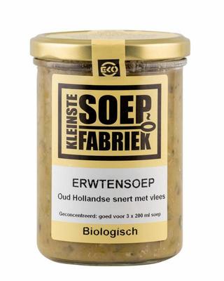Kleinstesoepfabr Erwtensoep/snert met vlees bio