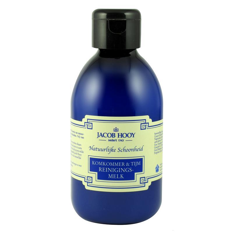 Komkommer en tijm reinigingsmelk