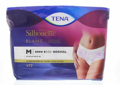 Tena Silhouette blanc low waist underwear normal M