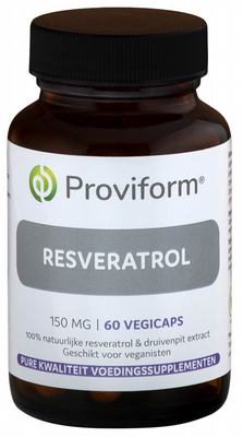Proviform Resveratrol 150mg + 50mg druivenpitextract Proviform Resveratrol 150mg + 50mg druivenpitextract