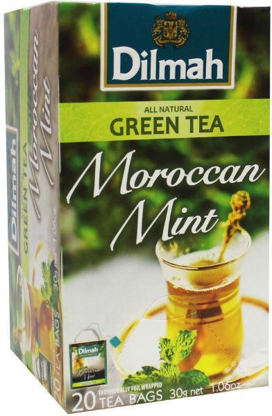 Moroccan mint green tea selection