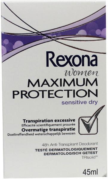 Deodorant stick max prot sensitive women