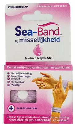 Sea Band Polsband zwangerschap roze