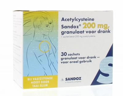 Sandoz acetylcysteine 200mg sandoz 30sach