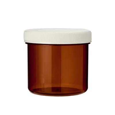 Tabletflacon 120ml bruin met dop