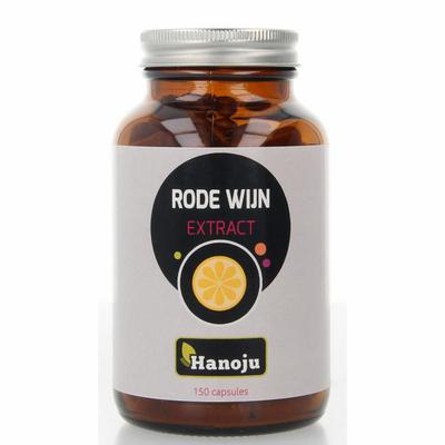 Hanoju Rode wijn extract 250mg