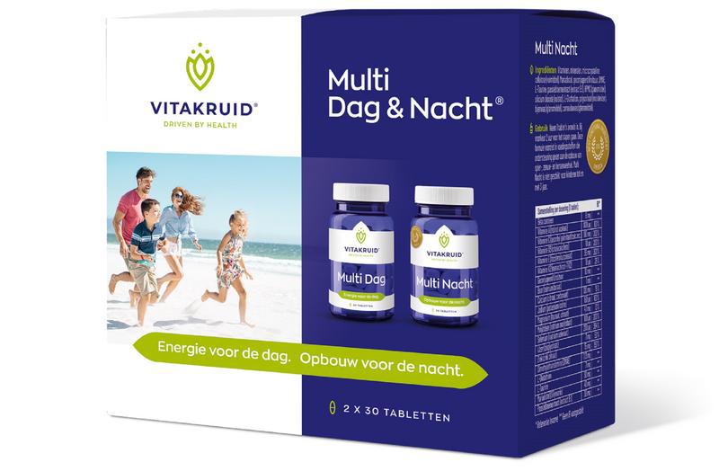 Vitakruid Multi dag & nacht 2 x 30 tabletten