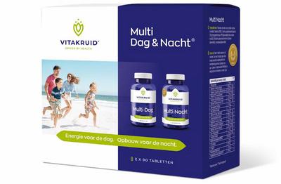 Vitakruid Vitakruid Multi Dag & Nacht 100% Vegan 2 x 90 Vitakruid Vitakruid Multi Dag & Nacht 100% Vegan 2 x 90