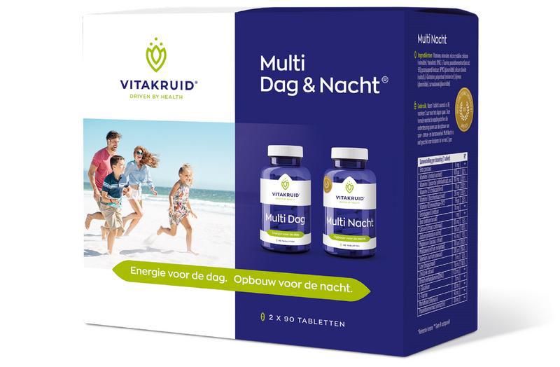 Vitakruid Multi Dag & Nacht 100% Vegan 2 x 90