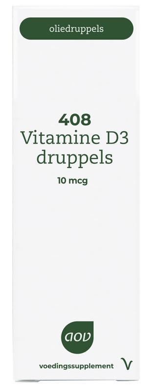 408 Vitamine D3 druppels 10mcg