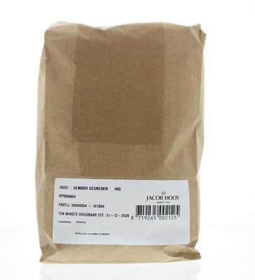 Jacob Hooy Gember geschild gesneden