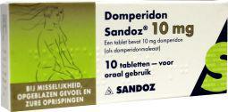 Sandoz domperidon 10mg sandoz 10tab