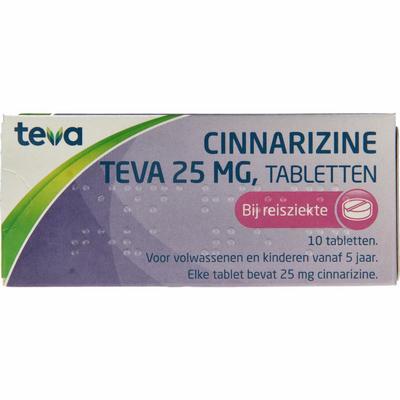 Teva Cinnarizine 25mg