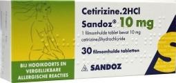 Cetirizine 2HCl 10 mg