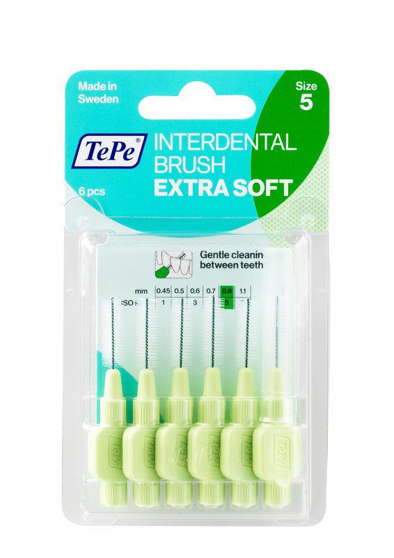 Interdentale rager extra soft licht groen maat 5
